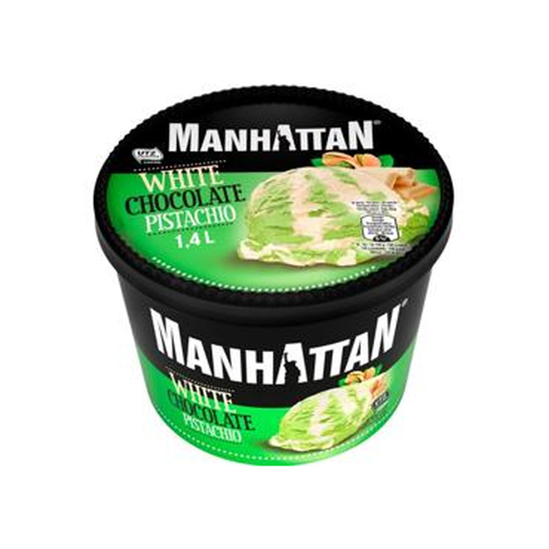 Jäät.MANHATTAN valge soko.pistahio, 700g