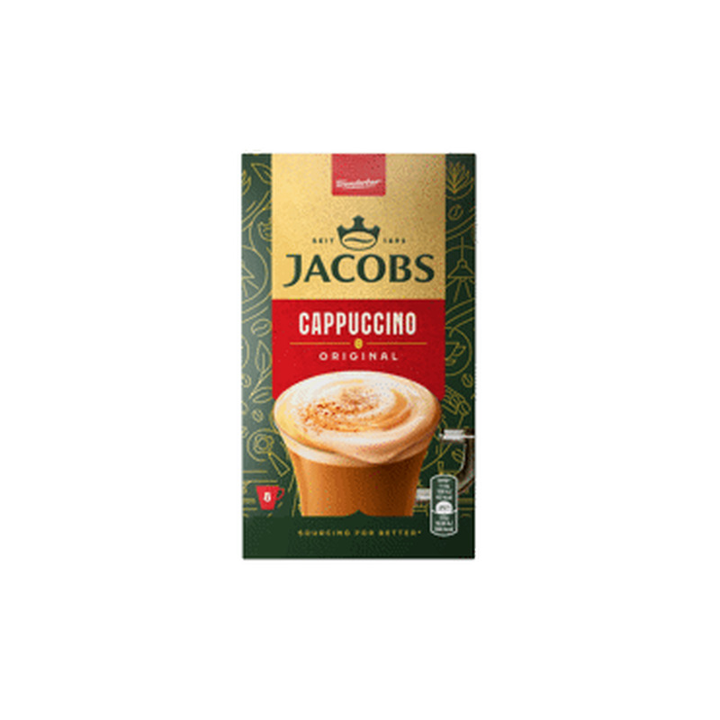 Lah.kohvijook Cappuccino JACOBS,8x11.6g