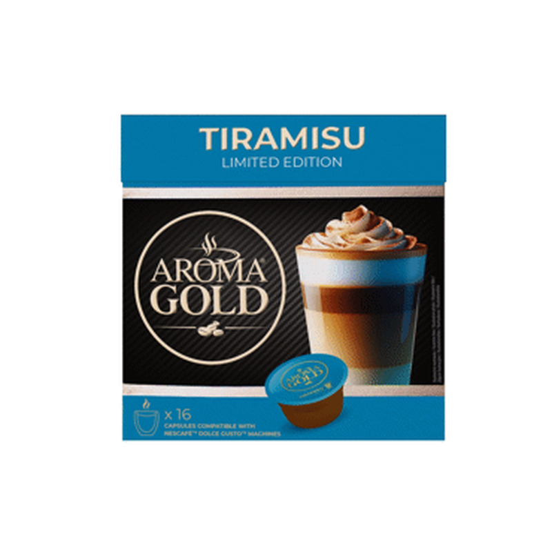 Kohvikapslid AROMA GOLD tiramisu 16x16g