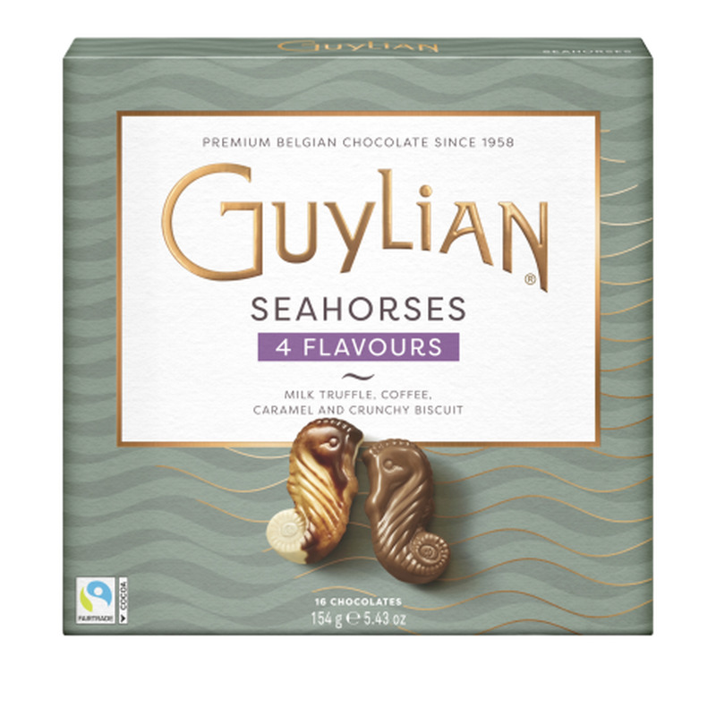 Belgia šokolaadid täidisega Guylian 154g (4 maitset)