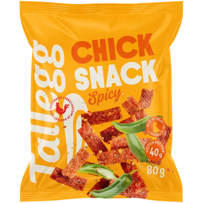 Tallegg Chick Snack Spicy 80 g