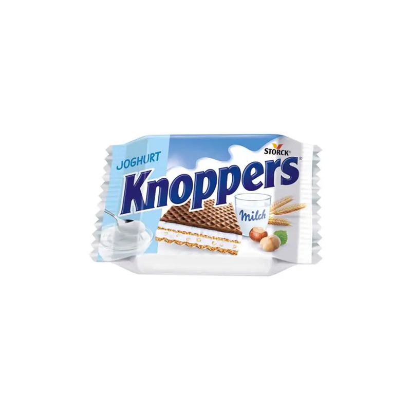 Piimavahvel Knoppers jogurtitäidisega, STORCK, 25 g