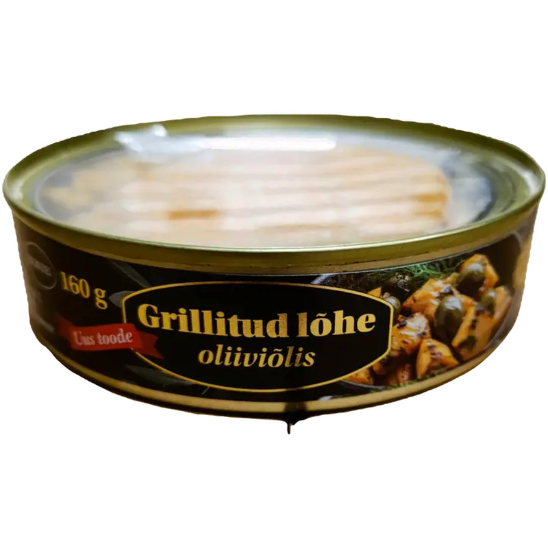 Pirate barbarossa`s gold grillitud lõhe oliiviõlis 160g