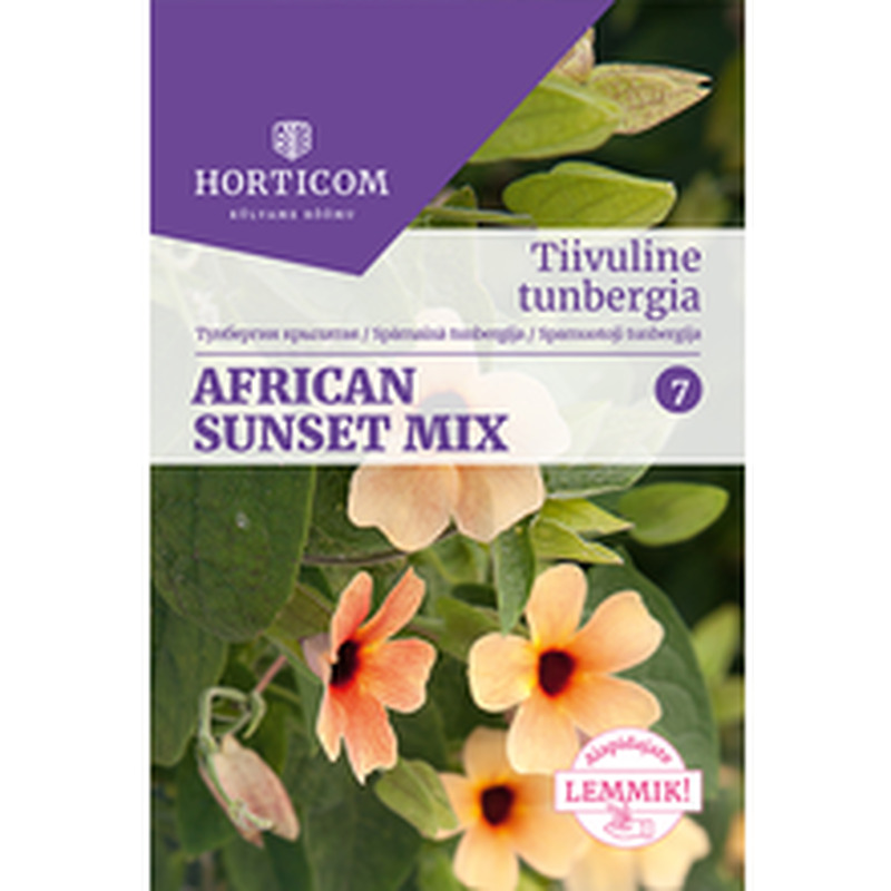 Tiivuline tunbergia African Sunset Mix 50 seemet