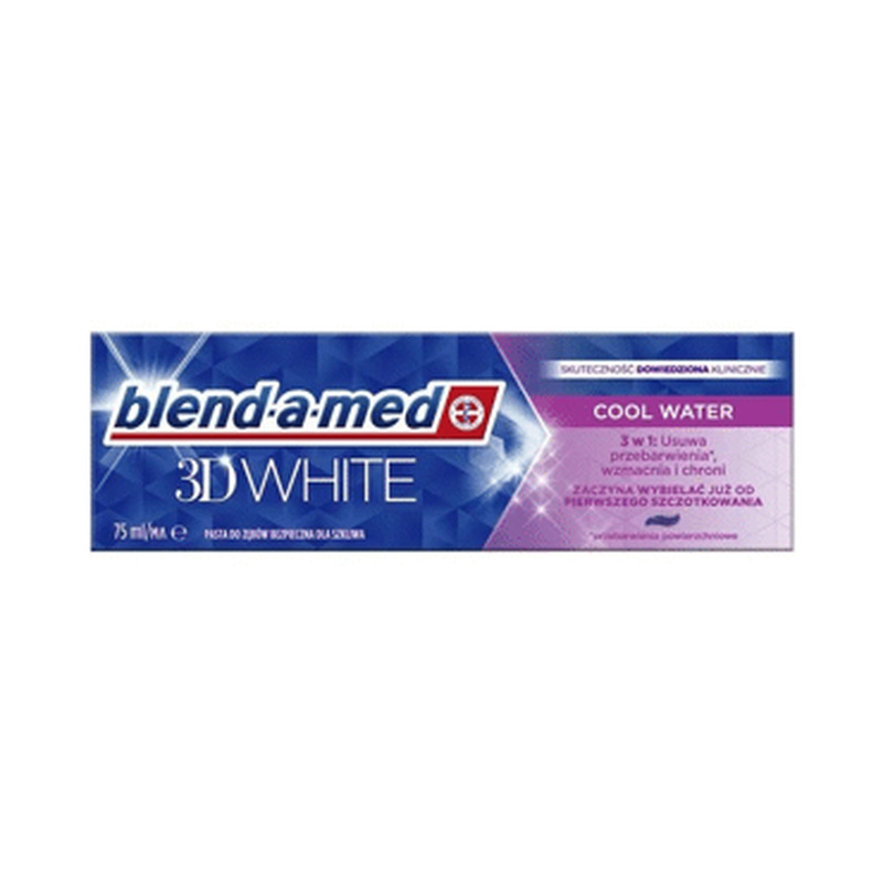 Hambapasta BAM 3D White Cool Water 75ml