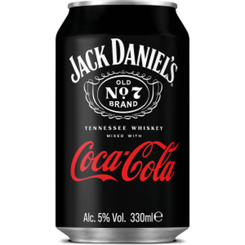 Jack Daniels & Cola 5% 0.33L prk