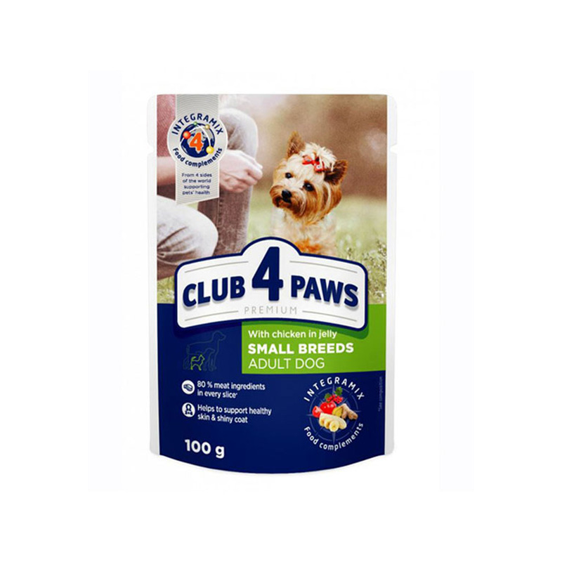 Premium konserv väikest kasvu koerale, CLUB4PAWS, 100 g