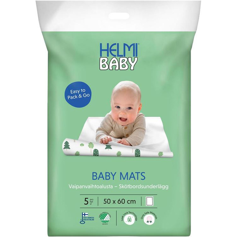 Helmi baby alusmatid 50x60cm 5tk