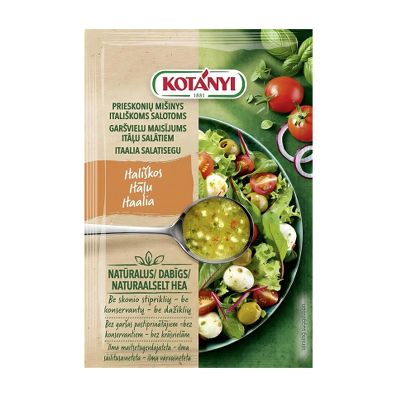 Itaaliapärane salatimaitseaine Kotanyi 13g