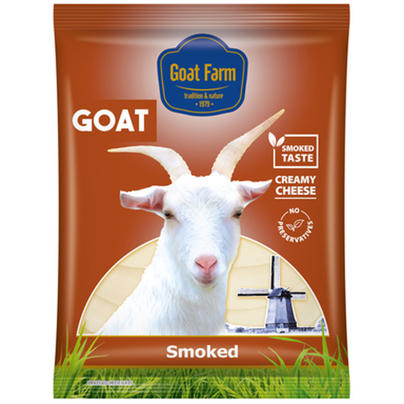 GOAT FARM Kitsejuust suitsutatud 100g (viilud)