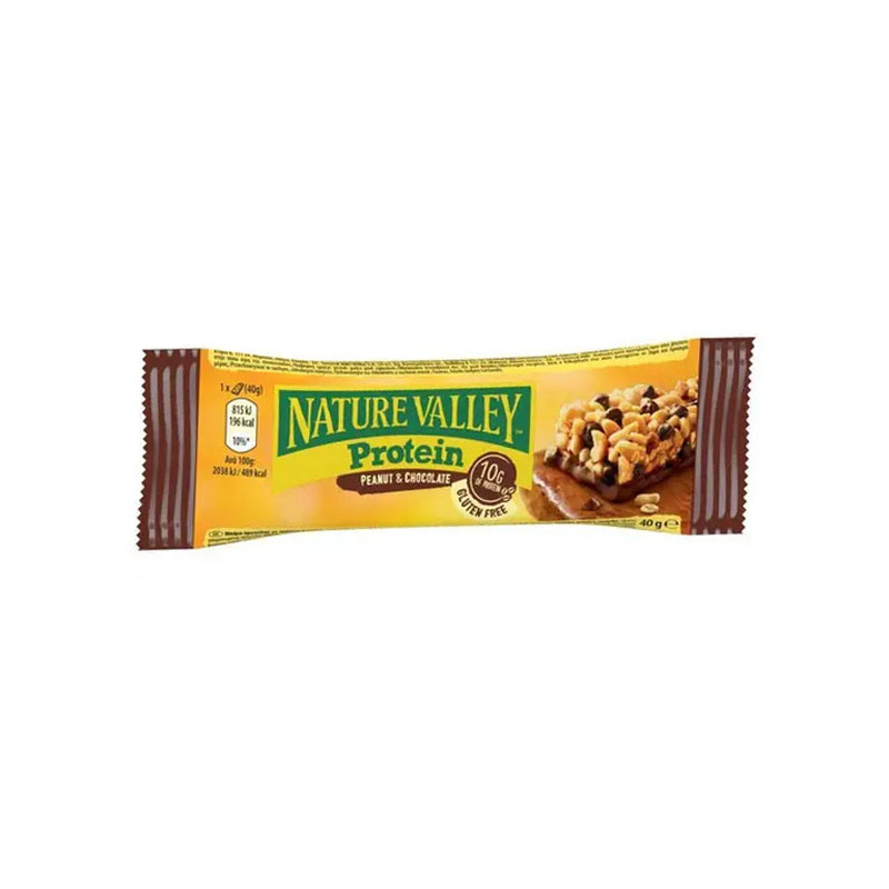 Proteiinibatoon pähkli ja šokolaadi, NATURE VALLEY, 40 g