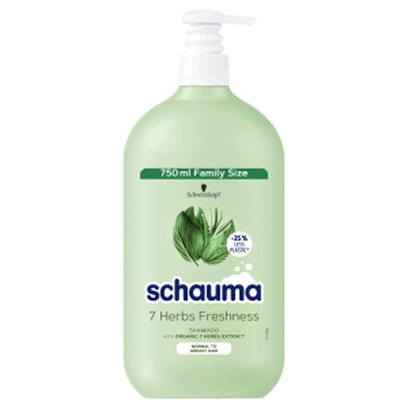 Šampoon 7Herbs, SCHAUMA, 750 ml