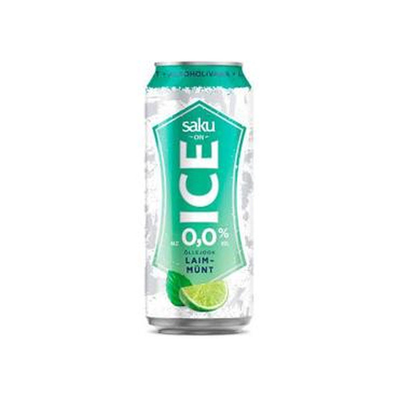 A/v õ.jookSAKU ON ICE 0.0%laim-münt500ml