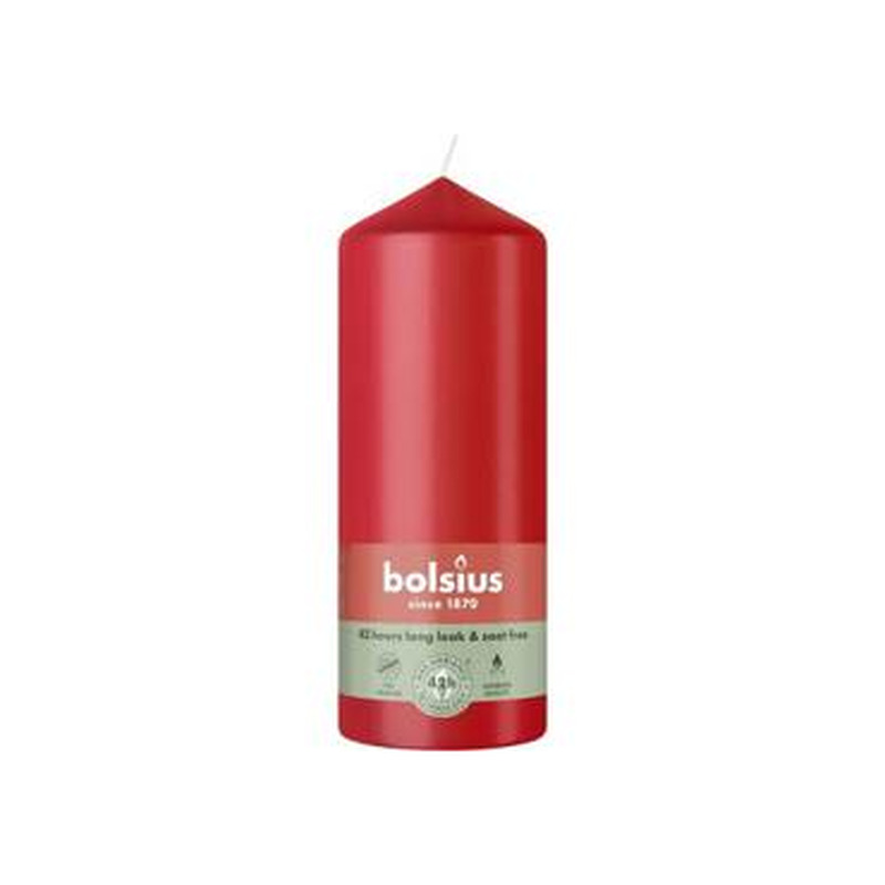 Küünal BOLSIUS 15x5.8cm, delicate red