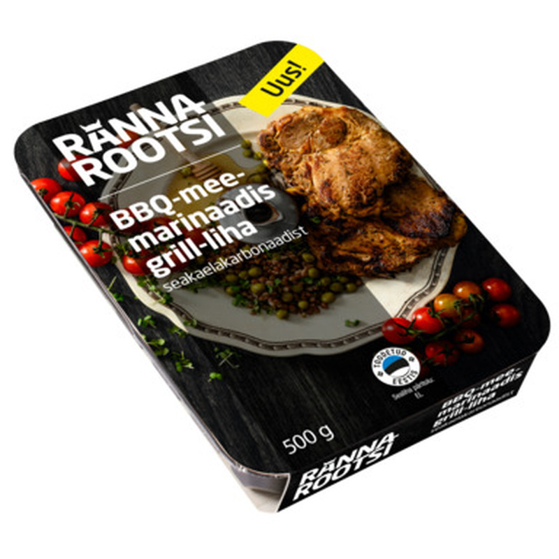 BBQ-mee marinaadis grill-liha kaelakarb, RANNAROOTSI, 500 g