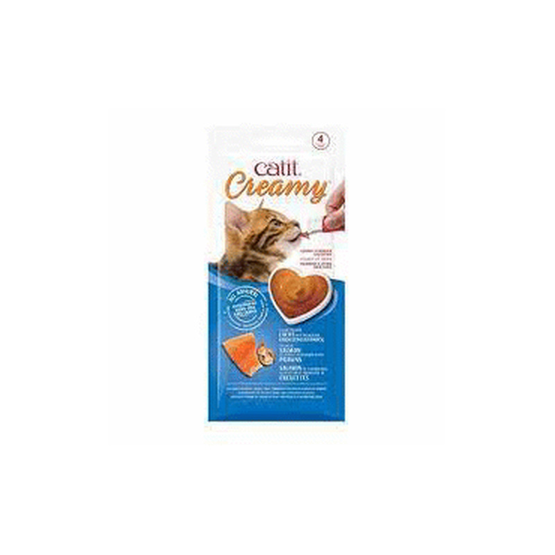 Catit Creamy Maius Kassidele Lõhe ja Kreveti 4x10g