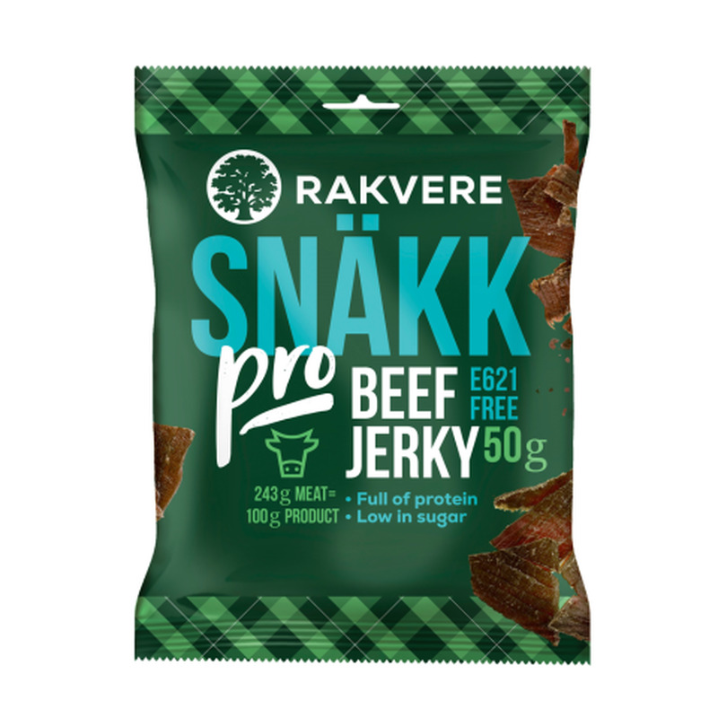 Vinnutatud veiselihasnäkid klassikalised Snäkk pro Rakvere 50g