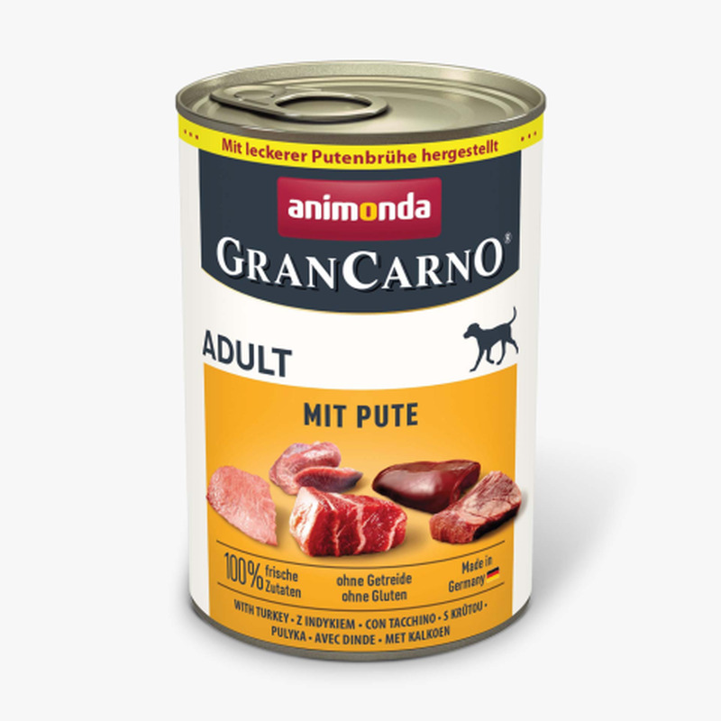 Koerakonservid kalkunilihaga Animonda GranCarno 400g