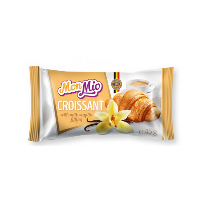 Croissant MONMIO piima ja vaniljetäidisega 45g