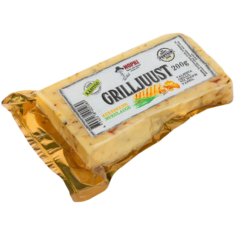 Nopri grilljuust kukeseene-murulaugu, 200 g