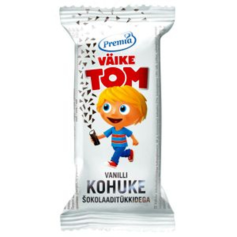 Vanilli glasuurkohuke šokolaaditükkidega, 38g