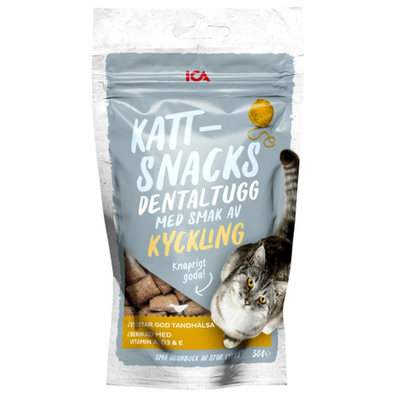 Suupiste kassidele ICA Dentabites 50g