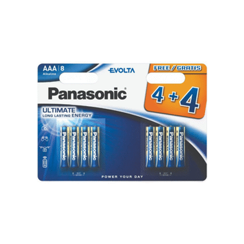 Patarei LR03EGE/8B (4+4)AAA PANASONIC