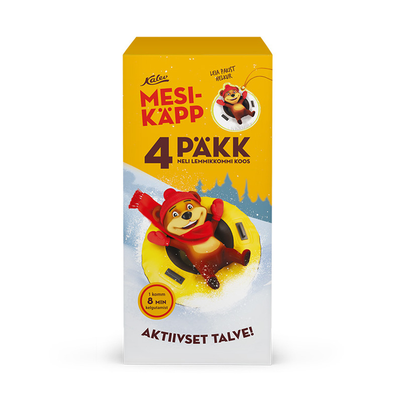 Mesikäpp 4Päkk kommipakk jõulu 420g