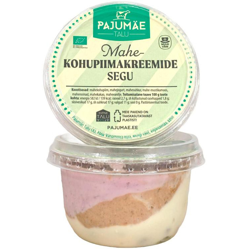 Kohupiimakreemide segu, mahe, PAJUMÄE TALU, 190 g