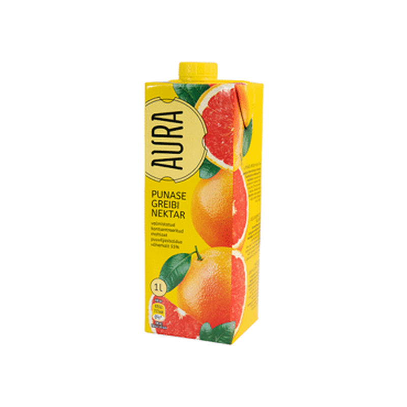 Punase greibi nektar AURA 1L