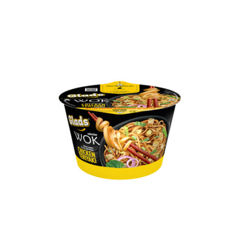 GLADS WOK Kiirnuudlid kana-teriyaki kastmes 95g