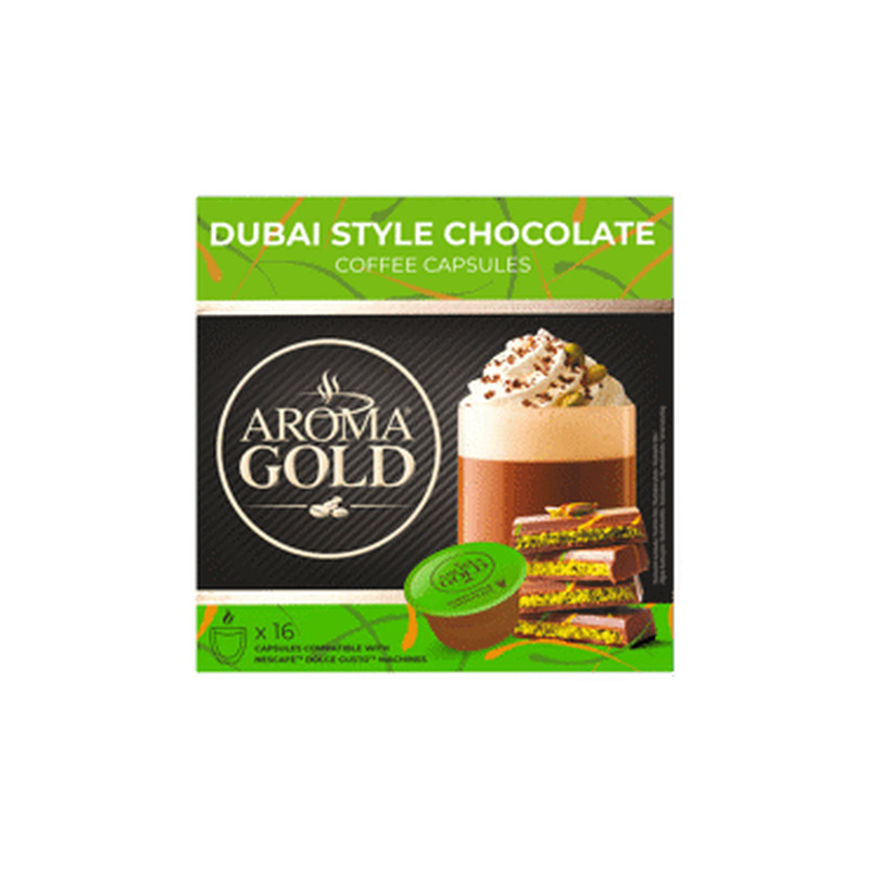 Kohvikaps.AROMA GoldDubai choc.16x16g