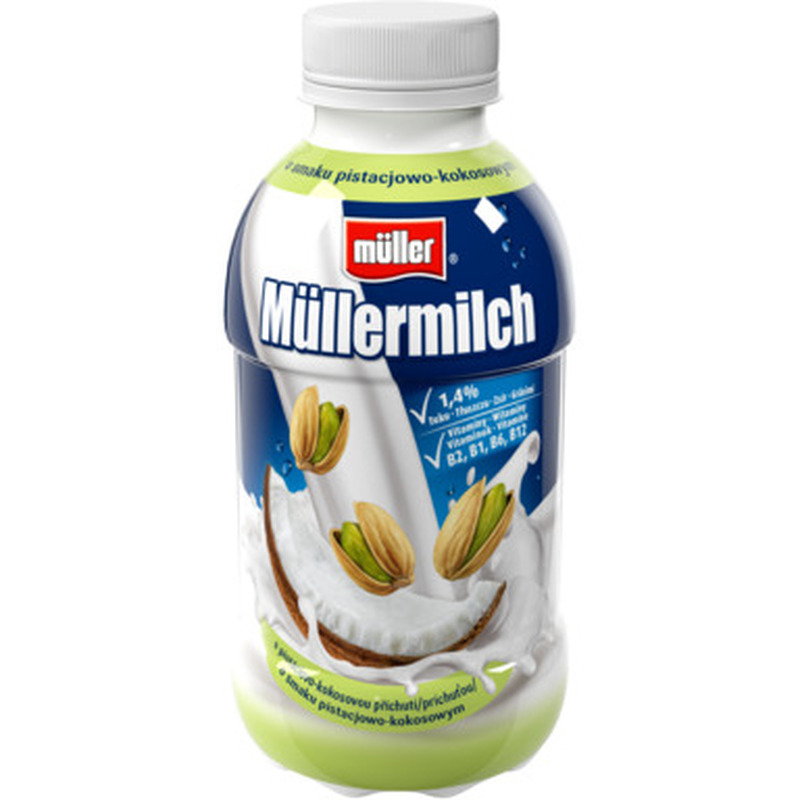 Piimajook kookose-pistaatsia, MÜLLER, 400 g