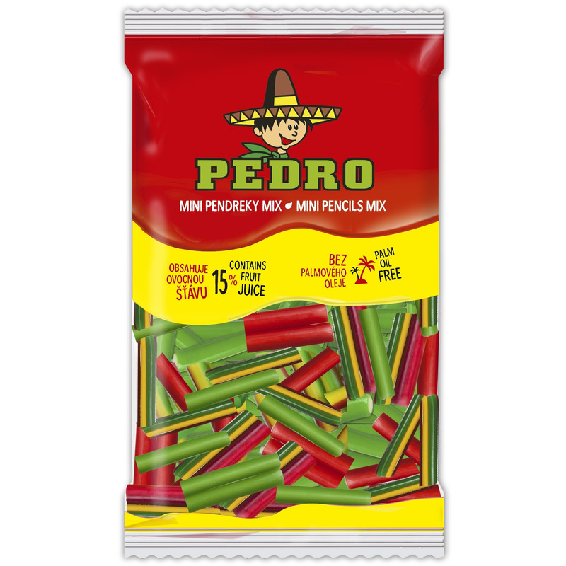 PEDRO Kummikommid Mini pliiatsid 150g