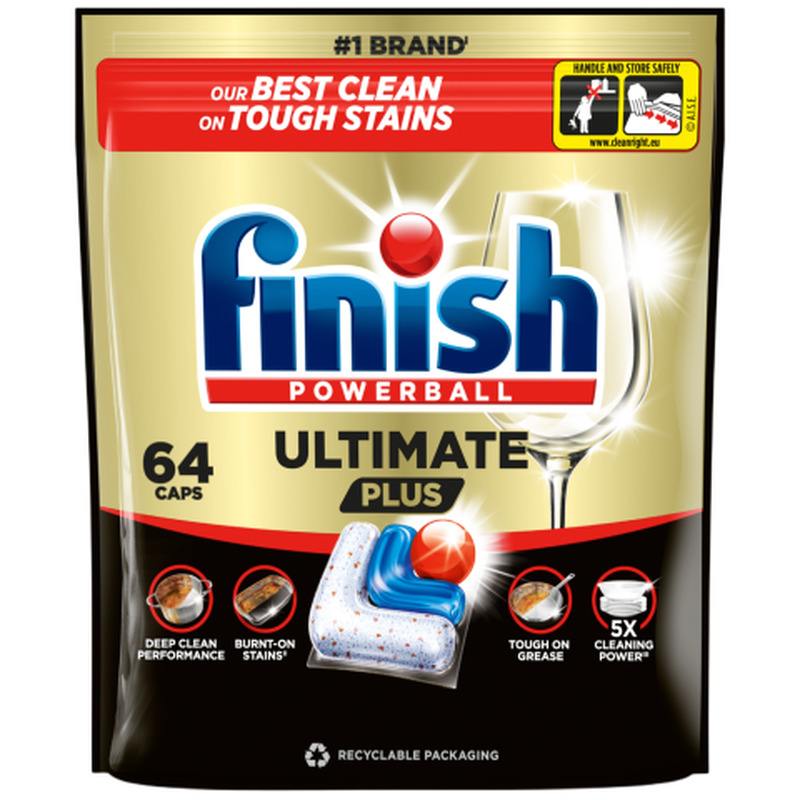 Nõudepesumasina tabletid Finish Ultimate Plus 1 Fresh 64tk
