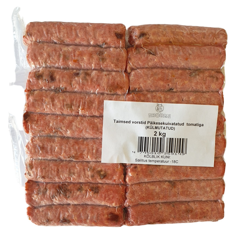 THORMI Taimsed vorstid päikesekuiv. tomatiga 2kg(2x1kg,külm.
