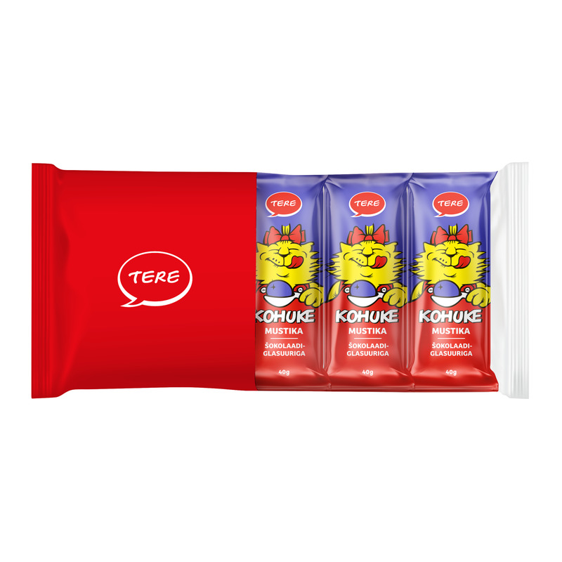 Kohuke mustika multipakk 5x40g, TERE, 200 g
