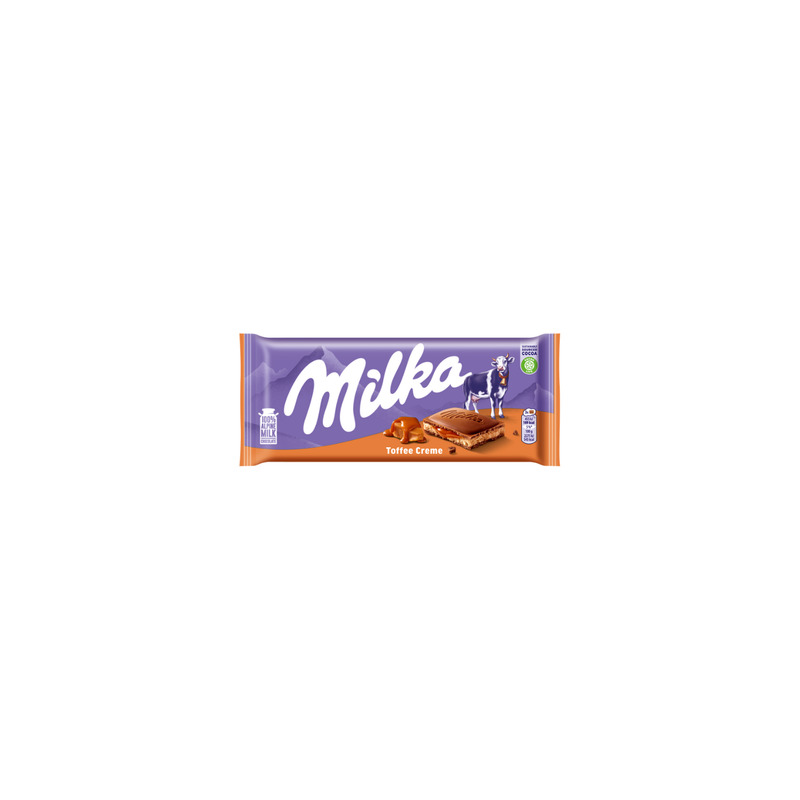 KAST 23 tk! Milka piimašokolaad Toffee cream 100g