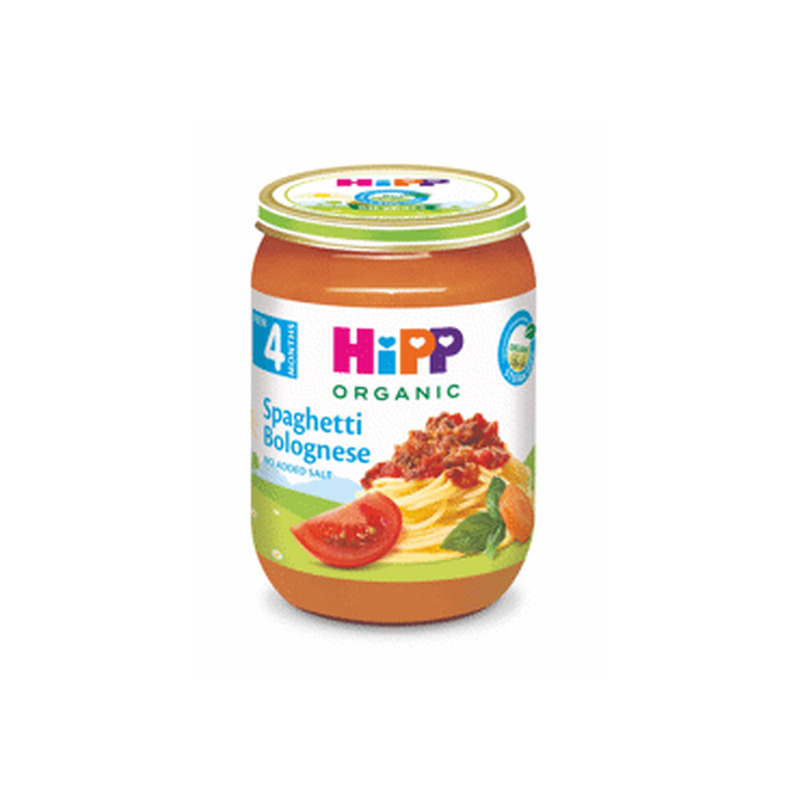 Spagetid Bolognese HIPP BIO 190g,4k