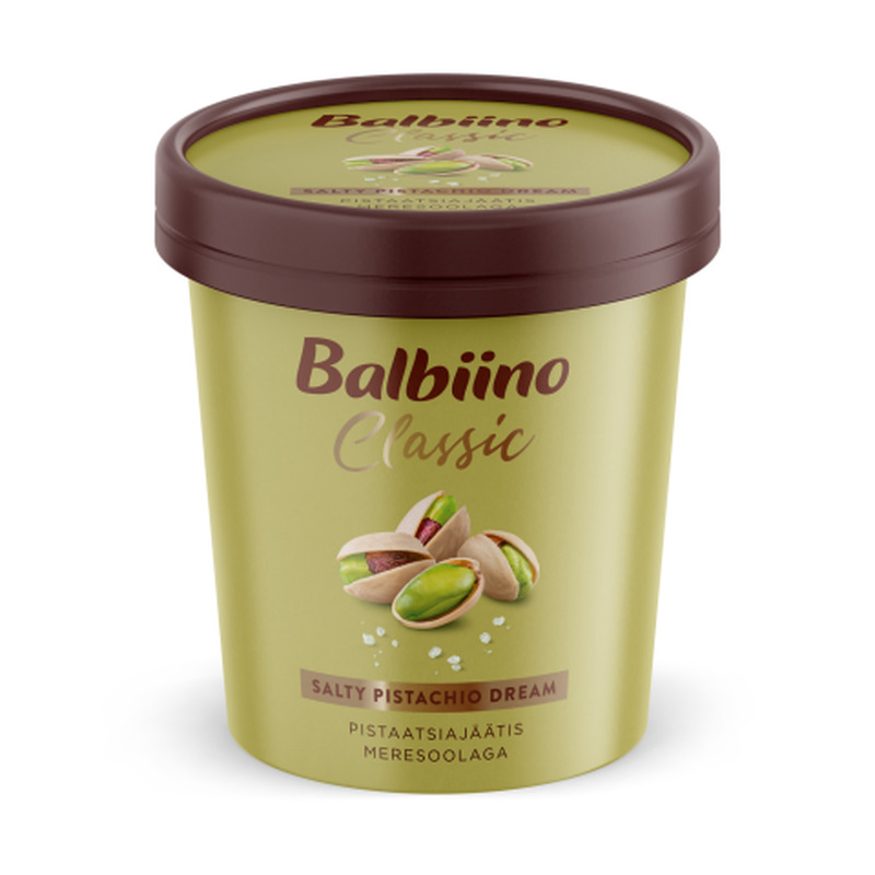 Koorejäätis pistaatsia meresoolaga Balbiino 0,5L/250g