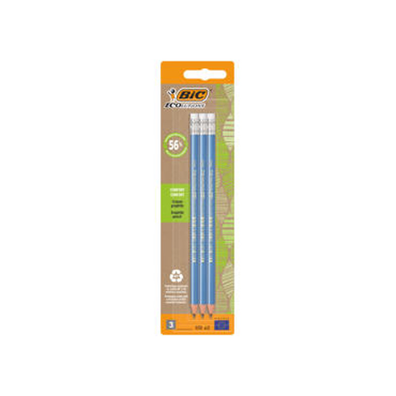 Harilikud pliiatsid BIC Evolution 3tk