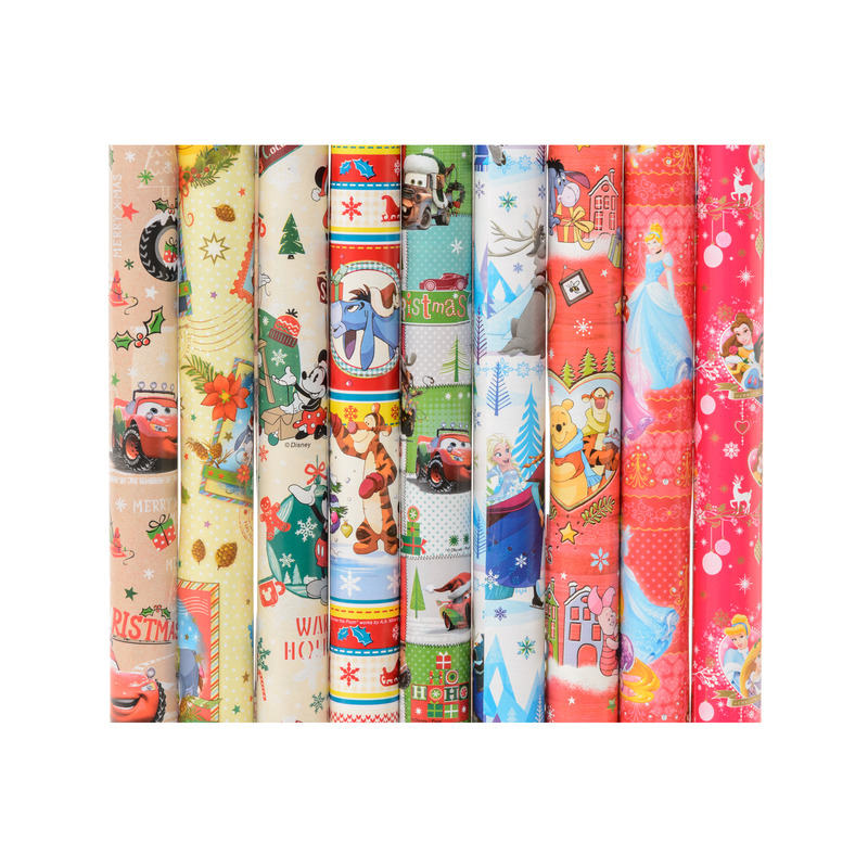Pakkepaber rullis 70cmx2m (Disney,10 erinevat)
