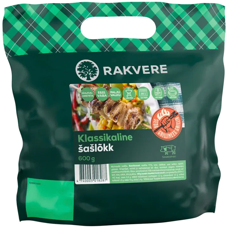 Rakvere Klassikaline šašlõkk 600 g