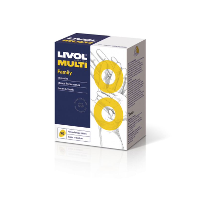 Multivitamiinid Perele N90, LIVOL, 88,6 g