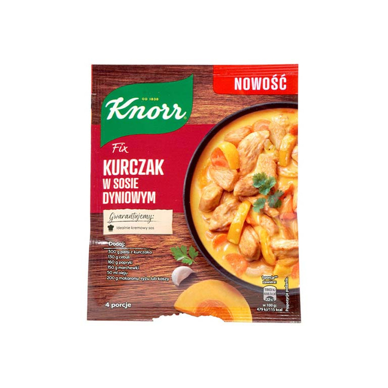Kõrvitsakastme segu, KNORR, 49 g