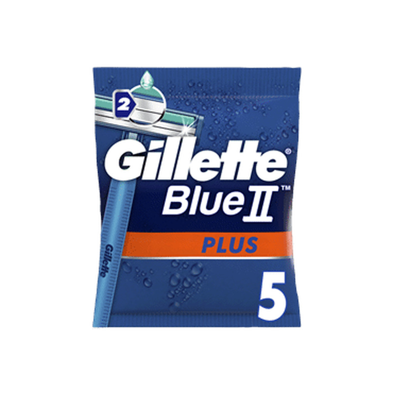 Raseerija GILLETTE Blue II Plus 5tk