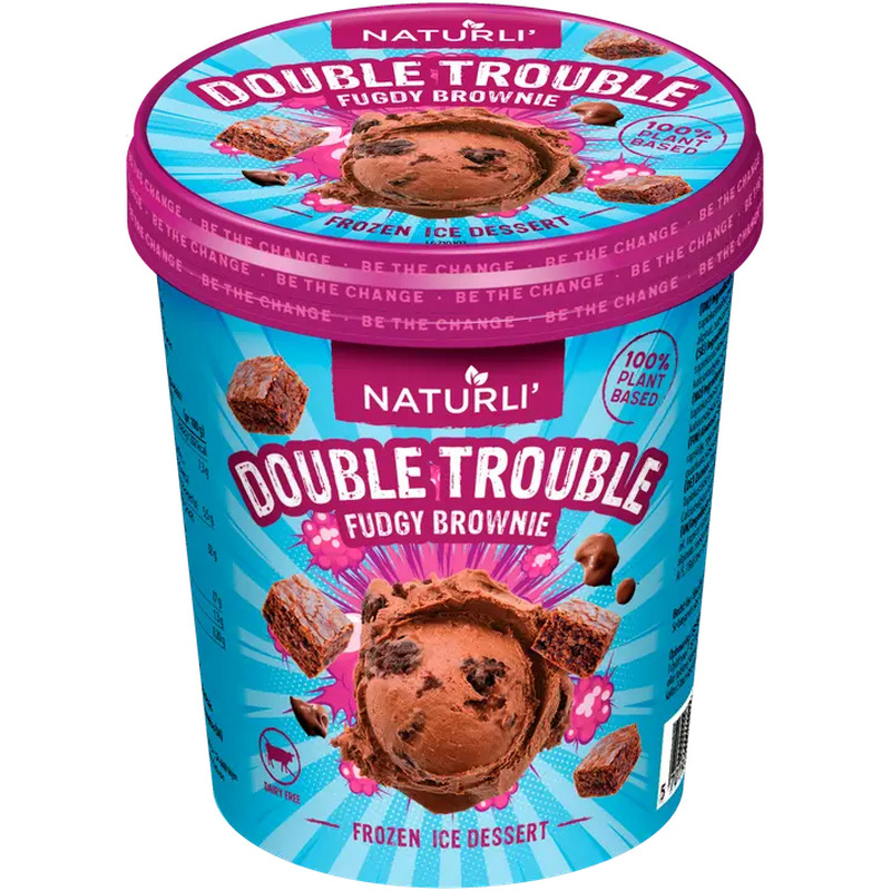 Naturli Double Trouble Jäätis 450 ml/300 g