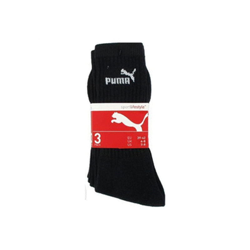 Spordisokid PUMA 39-42 pik.must 3p