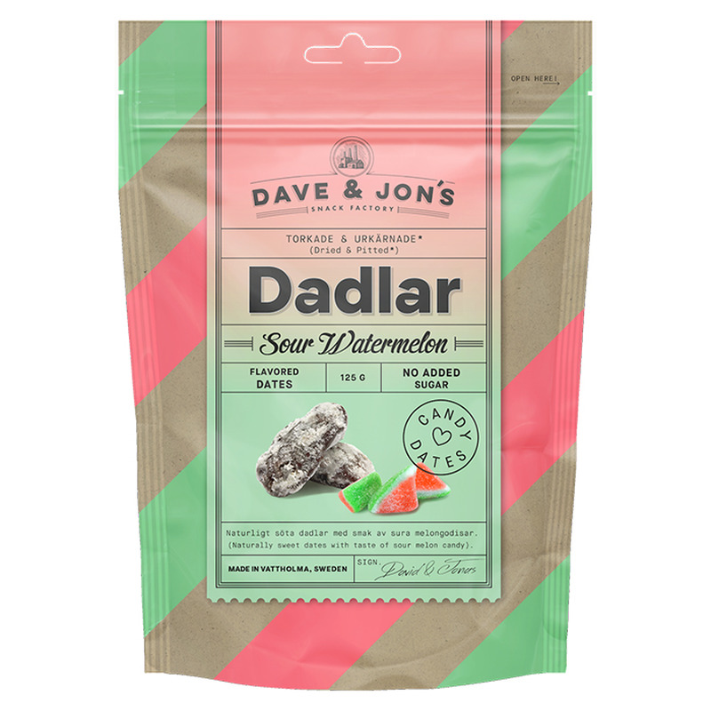 Dave & Jon’s maitsestatud datlid “Sweet Peach” 125g