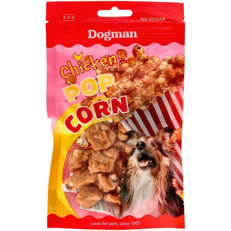 Dogman kana popkorn koertele 50g